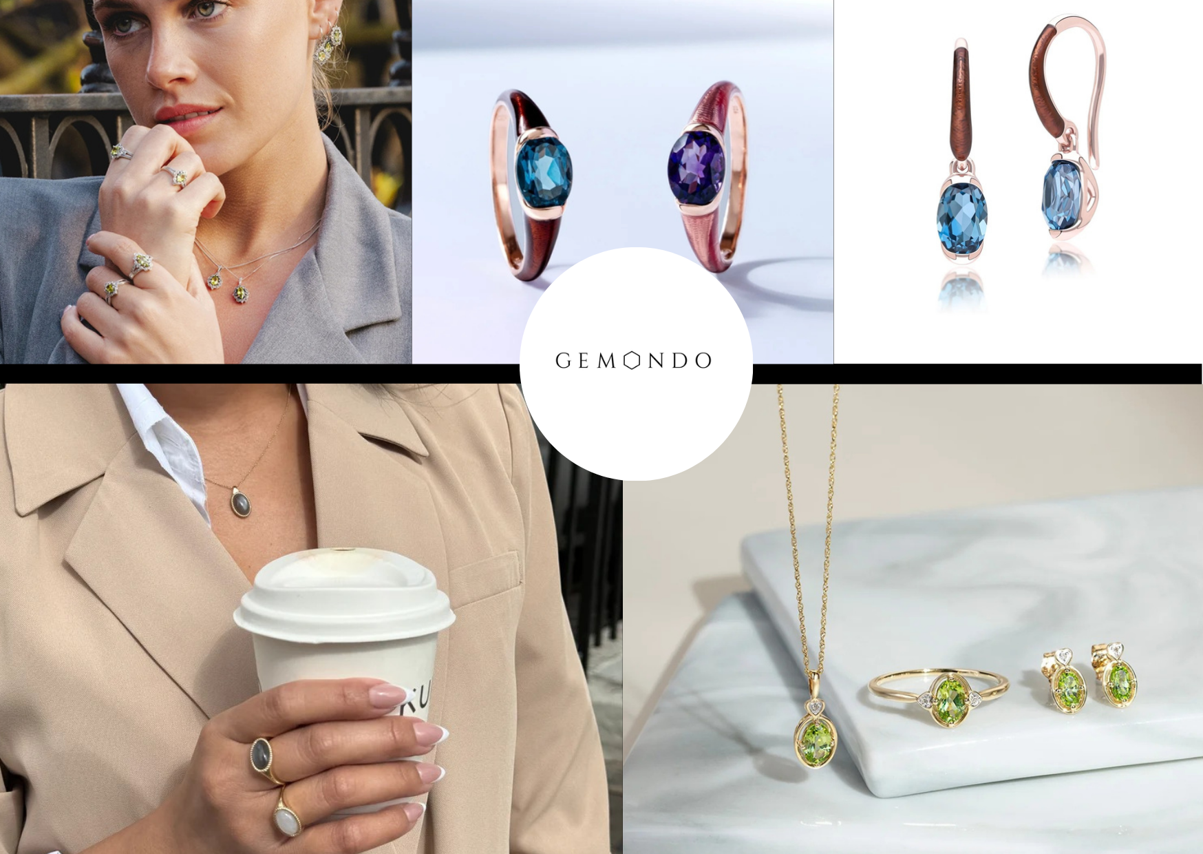 Discover Gemstone-Forward Sterling Silver Ring Styles